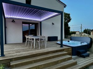 TERRASE ECLAIRE le soir